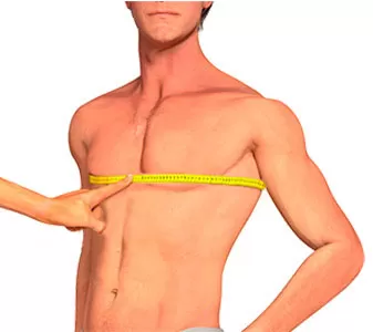 How to measure chest circ.