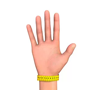 How to measure wrist circ.